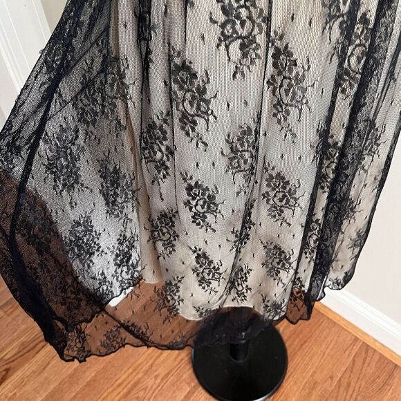 Ruby Rox Y2K Babydoll Floral Lace Dress S Whimsigot Fairy Grunge Sequin Mesh - Picture 9 of 13